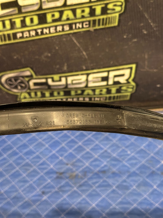 2012-2018 DODGE RAM REAR RIGHT DOOR SEAL OEM 55372136