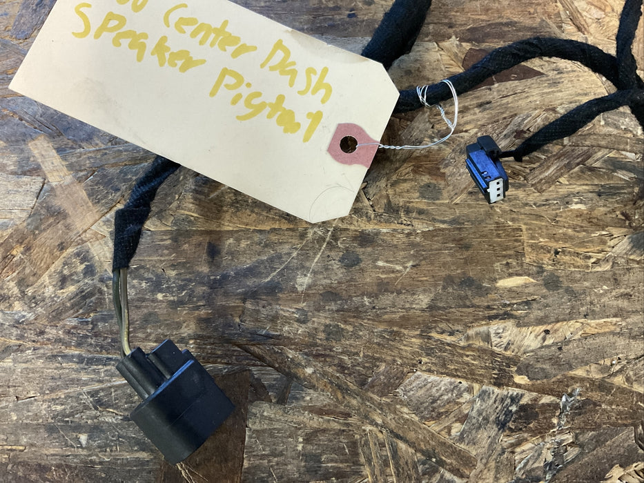 2019 FORD F250 F350 F450 CENTER DASH SPEAKER HARNESS PIGTAIL OEM ~CUT~