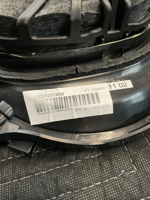 2017 MERCEDES-BENZ C63 AMG FRONT LH DRIVER SUBWOOFER SPEAKER OEM 2058201102