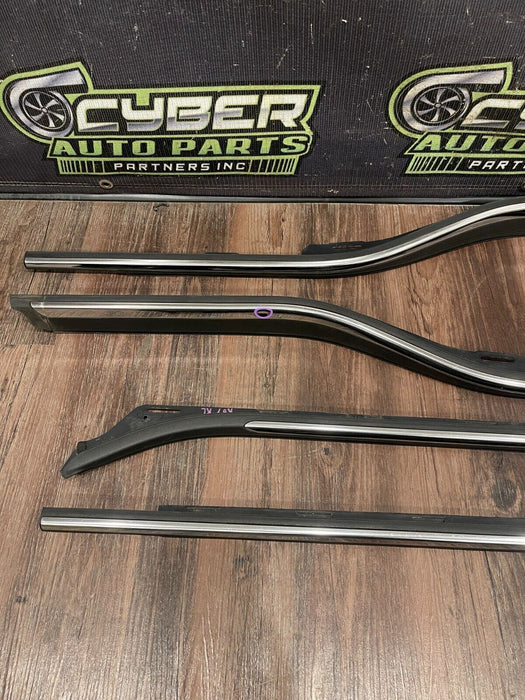 2021 FORD F250 F350 F450 FRONT REAR LEFT RIGHT CHROME DOOR STRIPS SET OEM (READ)