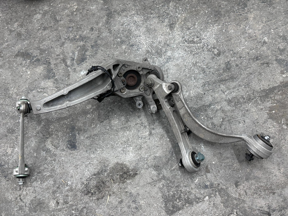 2015 JAGUAR F TYPE FRONT LEFT KNUCKLE SPINDLE OEM EX53-3K186-AB