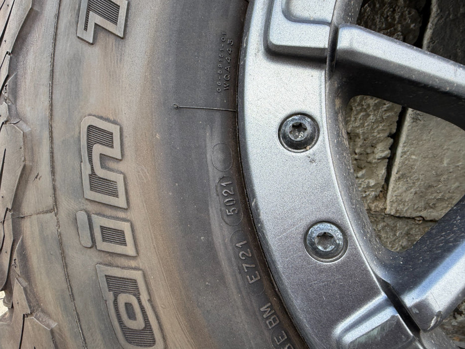 17" Ford 2017-2020 F-150 Raptor OEM rims wheels BEADLOCK 37" WITH SPARE