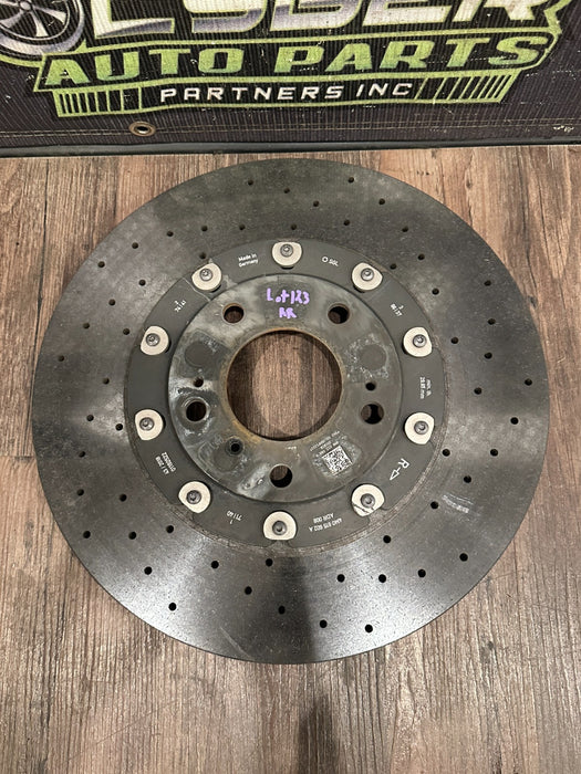 2018-2024 LAMBORGHINI URUS REAR RIGHT CARBON CERAMIC BRAKE ROTOR OEM 4M0 615 602
