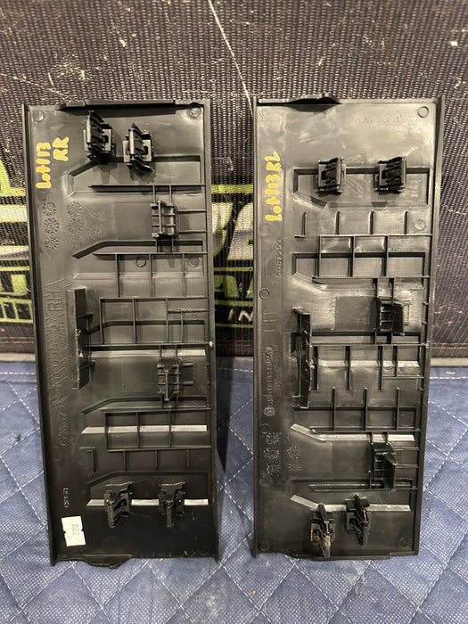2019 FORD F150 3.5L RAPTOR REAR LEFT RIGHT KICK PLATES OEM