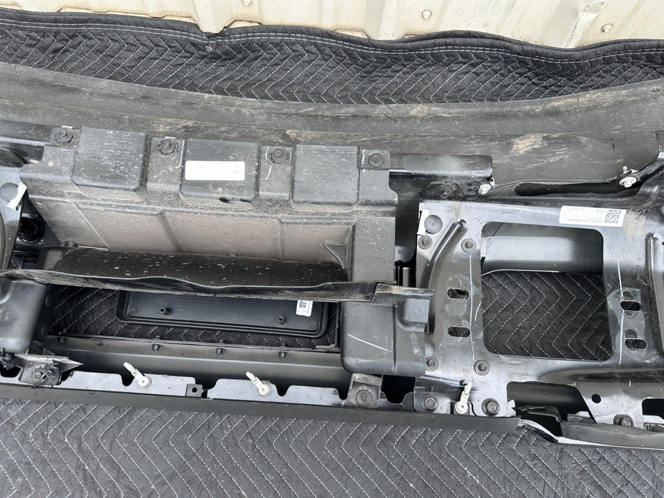 2023 2025 FORD F250 F350 PLATINUM FRONT BUMPER ASSEMBLY AGATE BLACK ~PAINT CHIP~