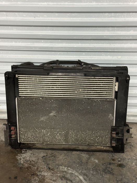 2011 BMW 550i F10 5 SERIES FRONT RADIATOR SUPPORT COOLING SYSTEM ASSEMBLY