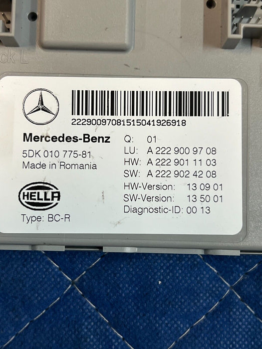 2015 MERCEDES-BENZ C63S AMG OEM REAR SIGNAL ACQUISITION SAM MODULE 2229009708