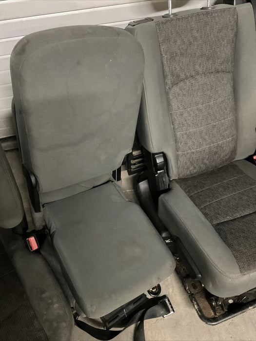 2017 RAM 3500 SLT MEGA CAB  FRONT REAR CLOTH SEATS & DOOR PANEL~COSMETIC DAMAGE~