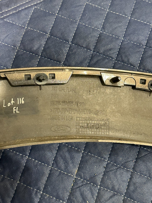 2017-2019 FORD F250 F350 FRONT LEFT FENDER FLARE CARIBOU (H5) OEM *WEAR 3,4,7*