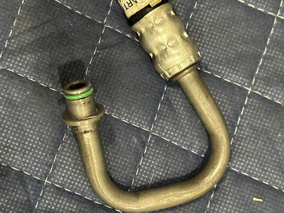 2015 JAGUAR F TYPE R POWER STEERING OIL COOLER LINE HOSE 8W83 3L602 AC OEM