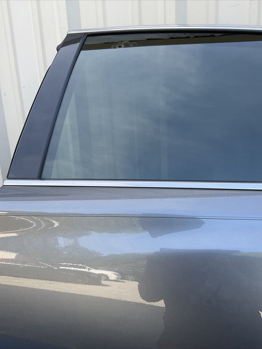 2014-2017 INFINITI Q50 RED SPORT REAR DRIVER LEFT DOOR GREY METALLIC (KAD) OEM