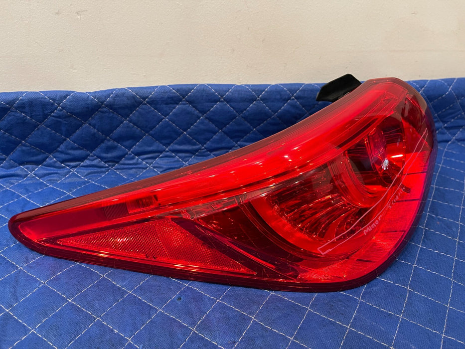 2017 INFINITI Q50 RED SPORT REAR DRIVER LEFT TAIL LIGHT OEM *MINOR SCRATCH*