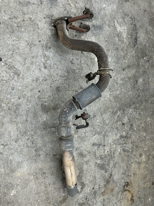 2021 FORD F350 SRW DIESEL 6.7L FACTORY EXHAUST MUFFLER TAIL PIPE OEM ~WEAR~