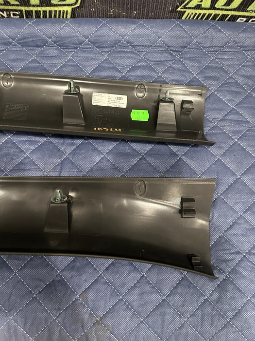 2014 AUDI R8 OEM LEFT RIGHT INNER DOOR SILL SCUFF PLATE COVER TRIM 420 853 905