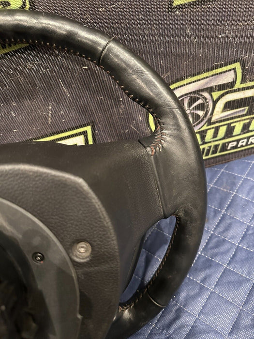 2019 FORD F250 F350 F450 BLACK LEATHER STEERING WHEEL ADAPTIVE CRUISE OEM ~WEAR~