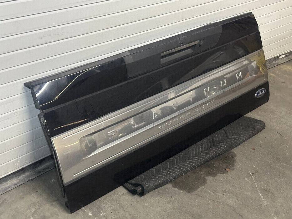 2020 2021 2022 FORD F250 F350 F450 PLATINUM TAILGATE COMPLETE AGATE BLACK (UM)