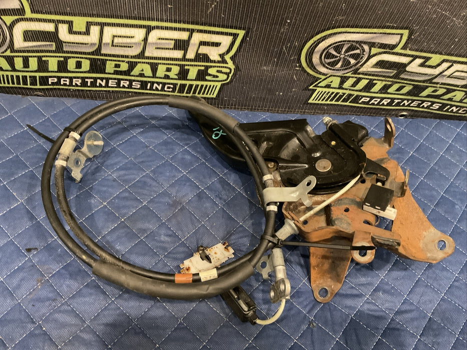 2014 TOYOTA PRIUS V EMERGENCY PARKING BRAKE CONTROL HANDLE LEVER W/ CABLE OEM