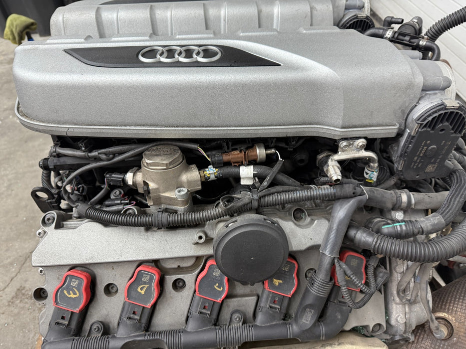 2021 AUDI R8 AWD 5.2L V10 ENGINE MOTOR DROPOUT ASSEMBLY 14,100 MILES