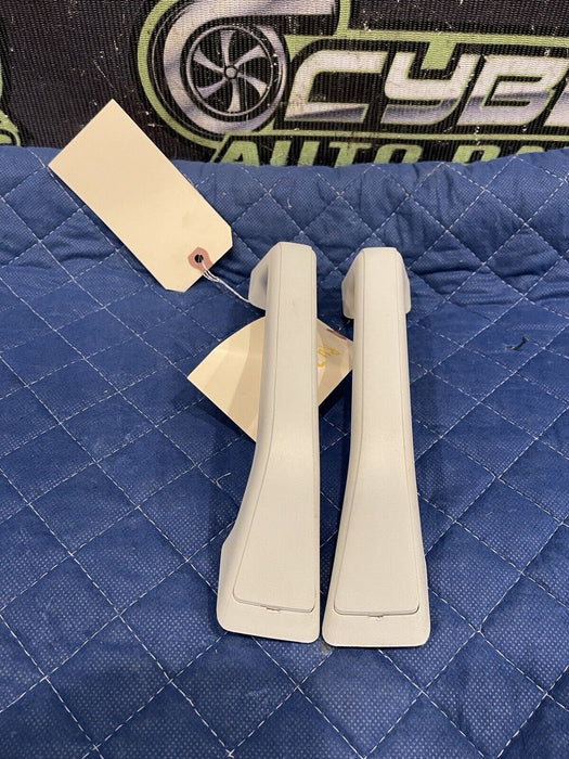 2020-2022 FORD F250 F350 F450 LIMITED WHITE LEFT RIGHT B PILLAR GRAB HANDLES OEM