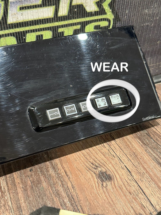 2017-19 FORD F250 F350 F450 FRONT LEFT GLOSS BLACK B PILLAR DOOR TRIM OEM *READ