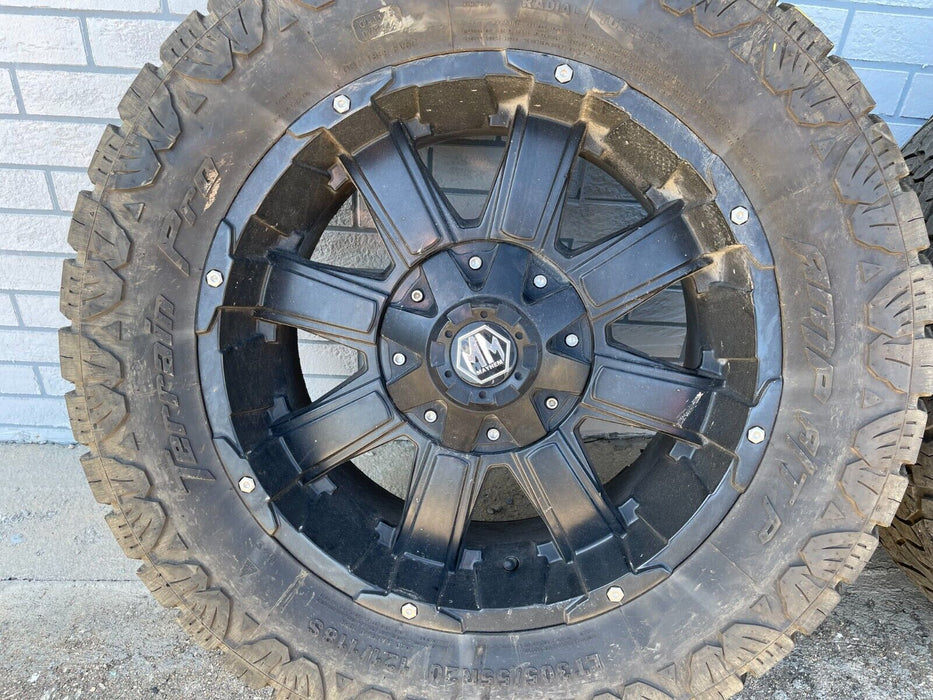 2017-2022 FORD F250 F350 MAYHEM AFTERMARKET WHEEL RIM TIRES (3)