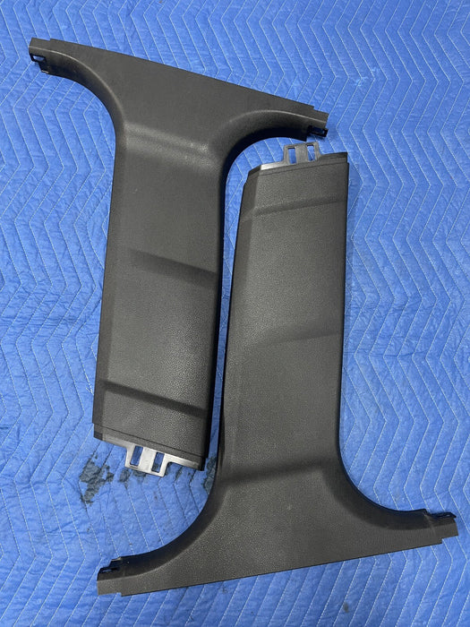2011 BMW 550i F10 5 SERIES FRONT LEFT & RIGHT LOWER B PILLAR TRIMS OEM *READ*