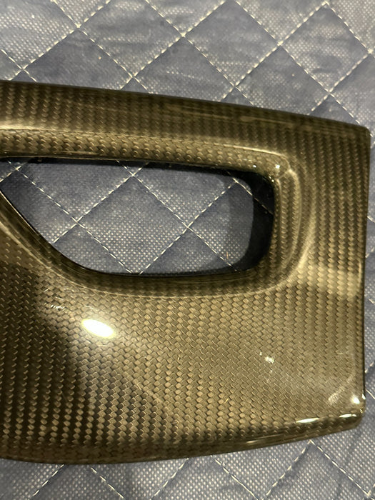 2012 AUDI R8 LEFT DRIVER DOOR CARBON FIBER TRIM PANEL OEM 423 868 091