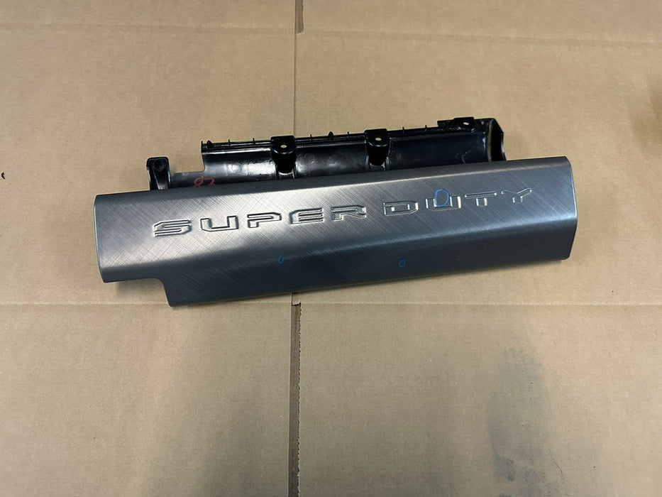 2017-2019 FORD F250 F350 LIMITED SUPER DUTY UPPER PLATINUM GLOVE BOX OEM *DENTS*
