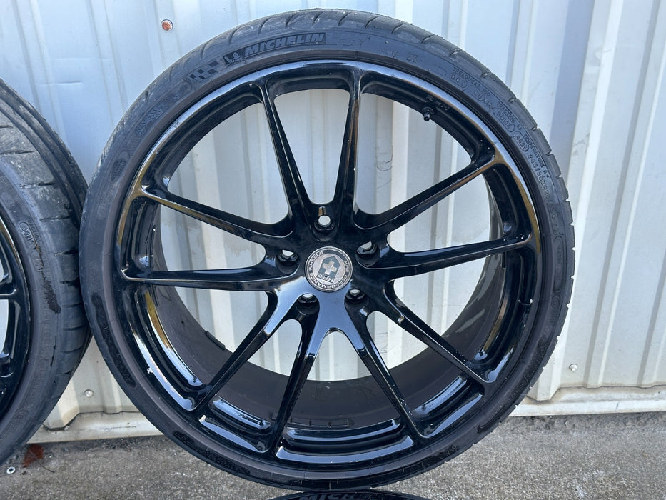 AUDI R8 LAMBORGHINI HURACAN 5X112 HRE P104 WHEELS RIMS 20X12 +46 / 20X9 +38