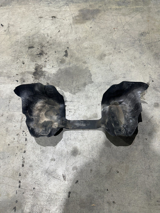 2014 PORSCHE 911 TURBO S FUEL TANK PROTECTIVE PLATE OEM 991.201.331.02