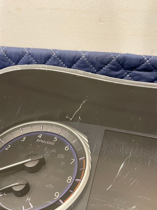 2017 INFINITI Q50 RED SPORT SPEEDOMETER GAUGE CLUSTER OEM OEM *MINOR SCUFFS*