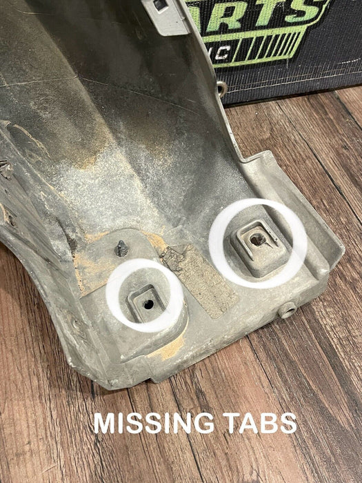 2017-19 FORD F450 DUALLY FRONT RIGHT FENDER FLARE MAGETIC GRAY J7 OEM *READ DESC