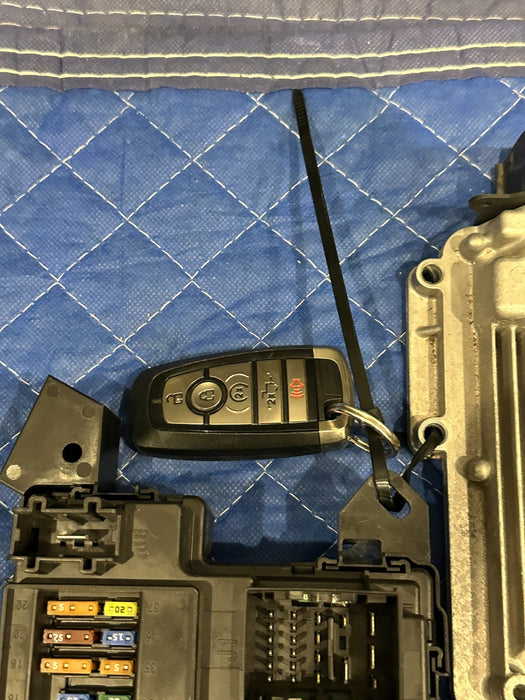 2019 FORD F150 3.5L RAPTOR ECU BCM & KEY ENGINE BODY CONTROL UNIT MODULE OEM