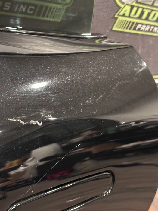2015 JAGUAR F TYPE FRONT DRIVER LEFT BLACK DOOR SHELL OEM *FLAWS/READ*