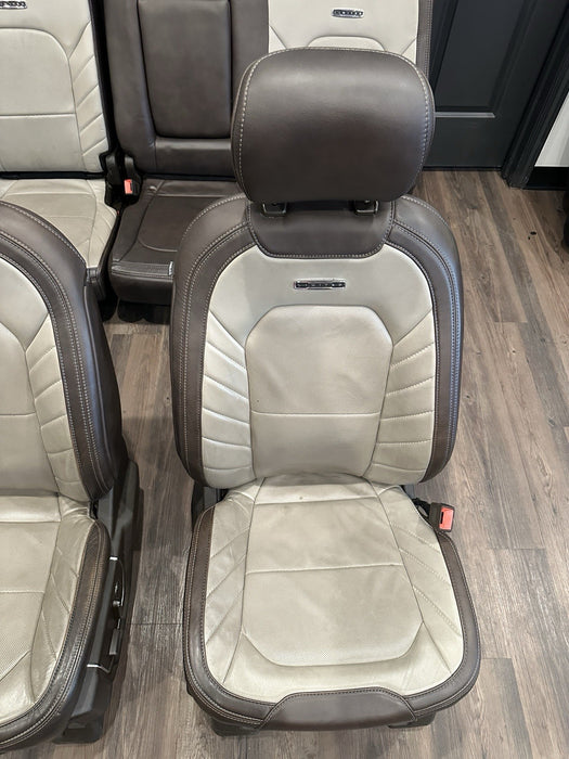 2017 2018 2019 FORD F250 F350 F450 LIMITED FRONT REAR SEATS CENTER CONSOLE OEM