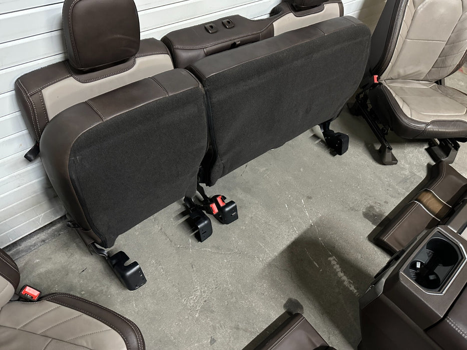 2019 FORD F250 F350 F450 LIMITED INTERIOR SEATS DOOR PANELS CONSOLE OEM