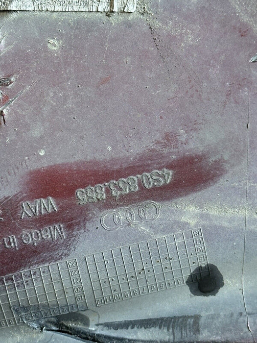 2017 AUDI R8 LEFT DRIVER SKIRT ROCKER MOLDING PANEL OEM 4S0853855 ~DAMAGE~