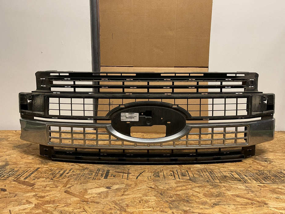 2017 2018 2019 FORD F250 F350 F450 PLATINUM GRILLE *DAMAGE* OEM