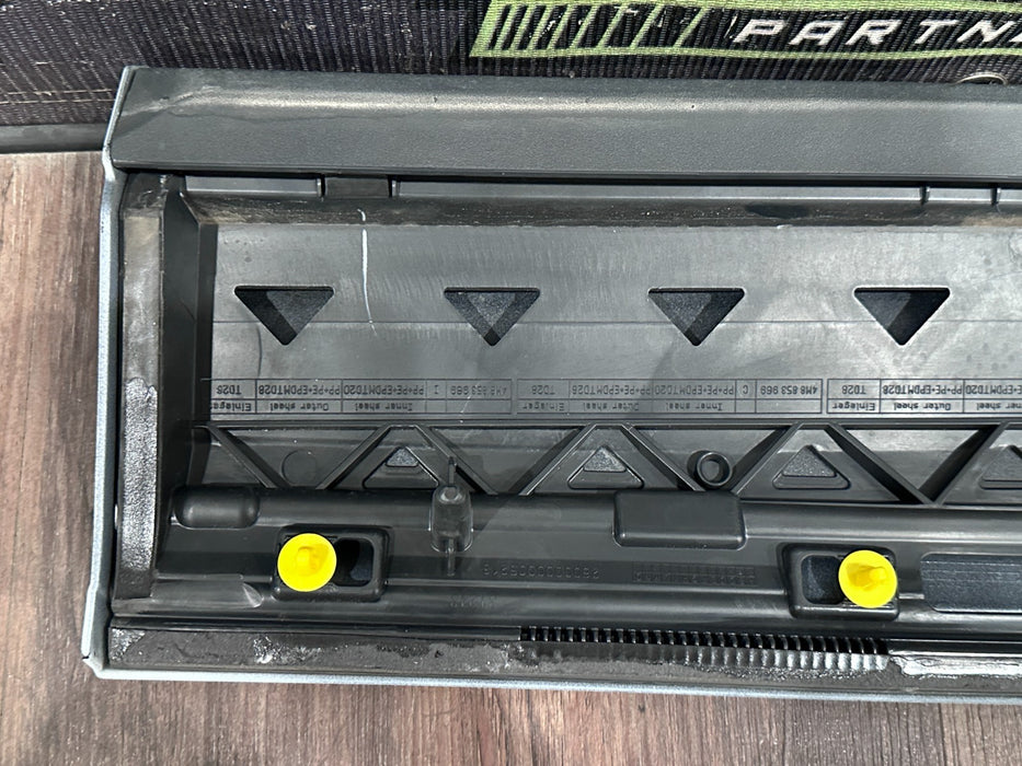 2020 AUDI RS Q8 REAR LEFT LOWER DOOR MOLDING CARBON FIBER TRIM OEM 4M8 853 969 D