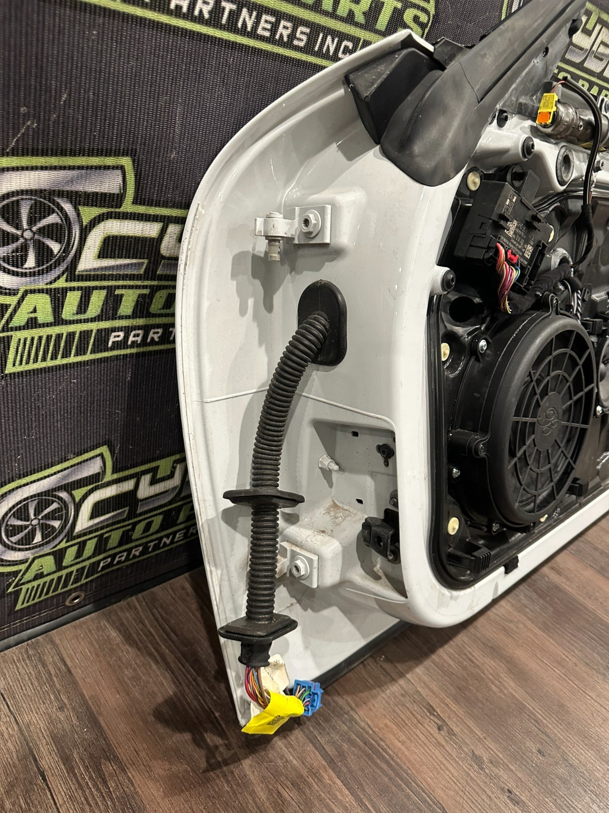 2014 PORSCHE 911 TURBO S PASSENGER RIGHT WHITE DOOR SHELL OEM *RESIDUE