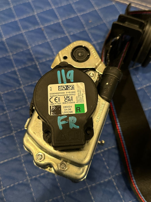 2024 BMW M3 M4 G80 G82 FRONT PASSENGER RIGHT SEATBELT OEM