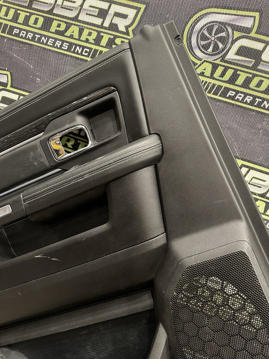 2017 DODGE RAM 2500 LIMITED MEGA CAB REAR DRIVER LEFT DOOR PANEL ~MINOR WEAR~