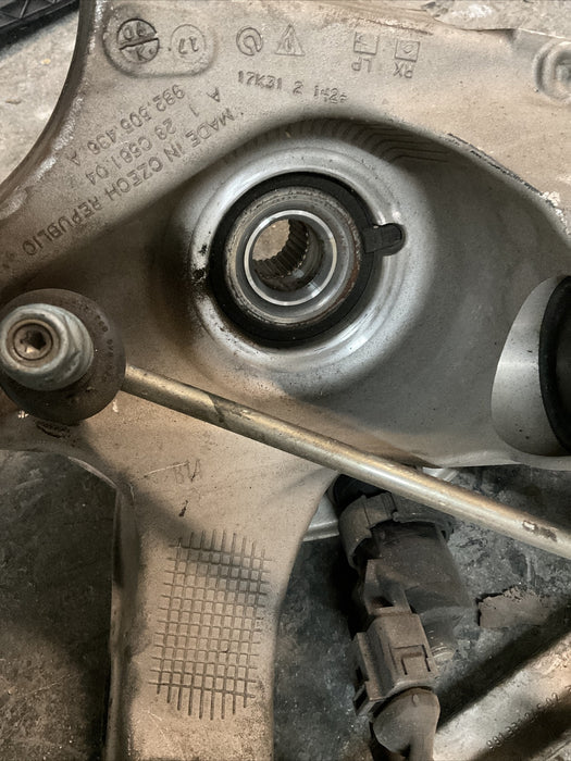 PORSCHE 718 982 BOXSTER S REAR RIGHT KNUCKLE SUSPENSION CORNER CONTROL ARMS OEM