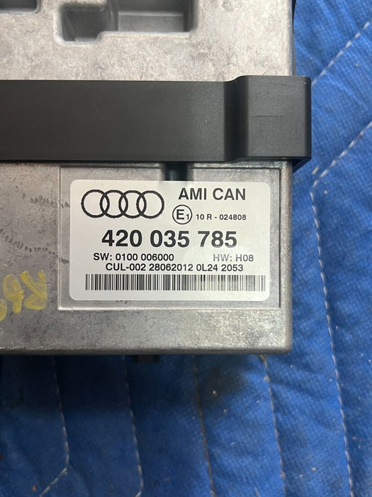 2012 AUDI R8 RADIO MEDIA INTERFACE CONTROL MODULE ECU ECM 420035785 OEM