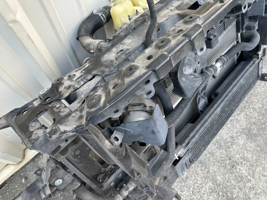 2017 INFINITI Q50 RED SPORT 400 3.0T RADIATOR SUPPORT COOLING ASSEMBLY CONDENSOR