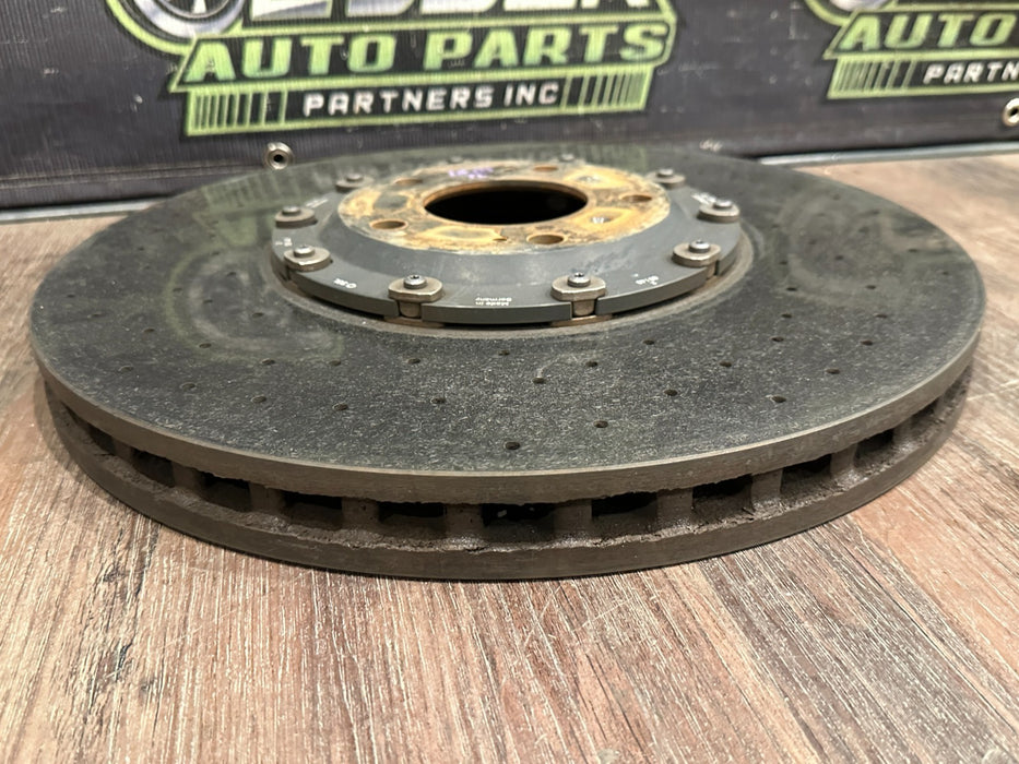 2018-2024 LAMBORGHINI URUS FRONT LEFT CARBON CERAMIC BRAKE ROTOR OEM 4M0 615 301