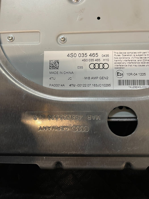 2017 AUDI R8 V10 B&O SOUND/AUDIO AMPLIFIER AMP OEM 4S0 035 465