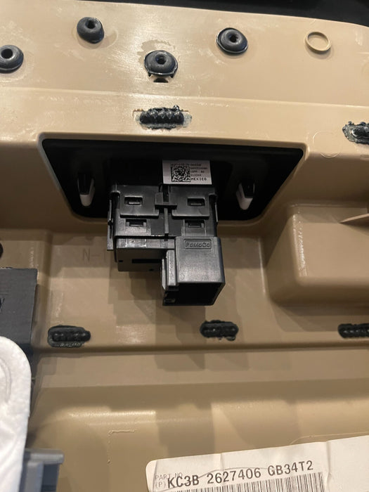 2017-2019 FORD F250 F350 F450 LARIAT TAN REAR RIGHT DOOR PANEL OEM *NO HANDLE