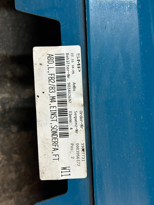 2015-2020 BMW M4 F82 LEFT DRIVER SIDE SKIRT LAGUNA SECA BLUE (448) ~WEAR~