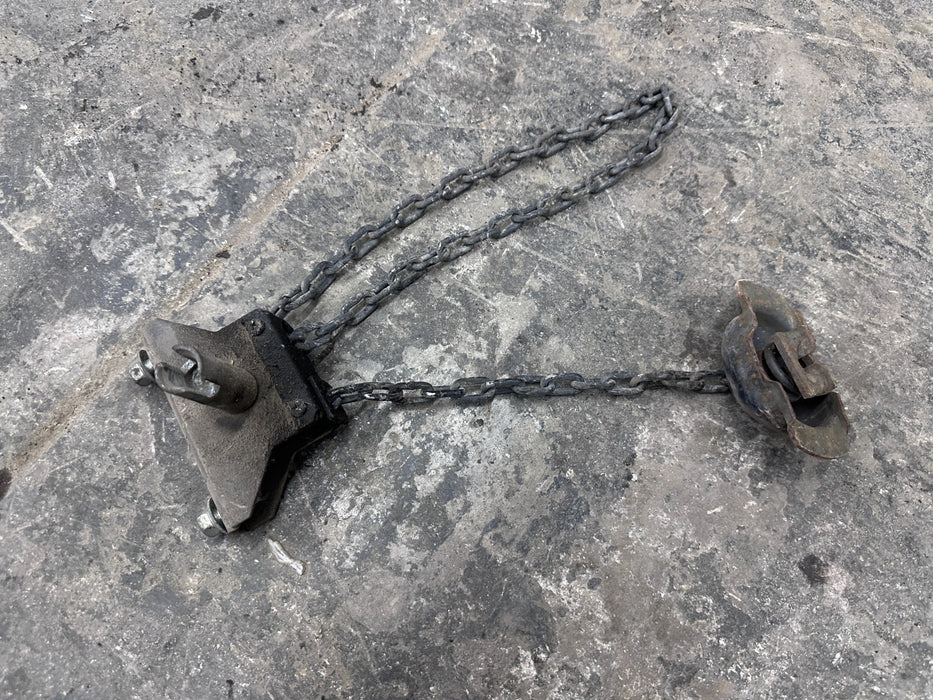 2017 NISSAN TITAN XD SPARE TIRE WINCH HOIST CARRIER OEM